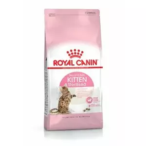 Sausais kaķu barības Royal Canin Kitten Sterilised 3,5 kg — putnu garša, 34% olbaltumvielu, 12% tauku