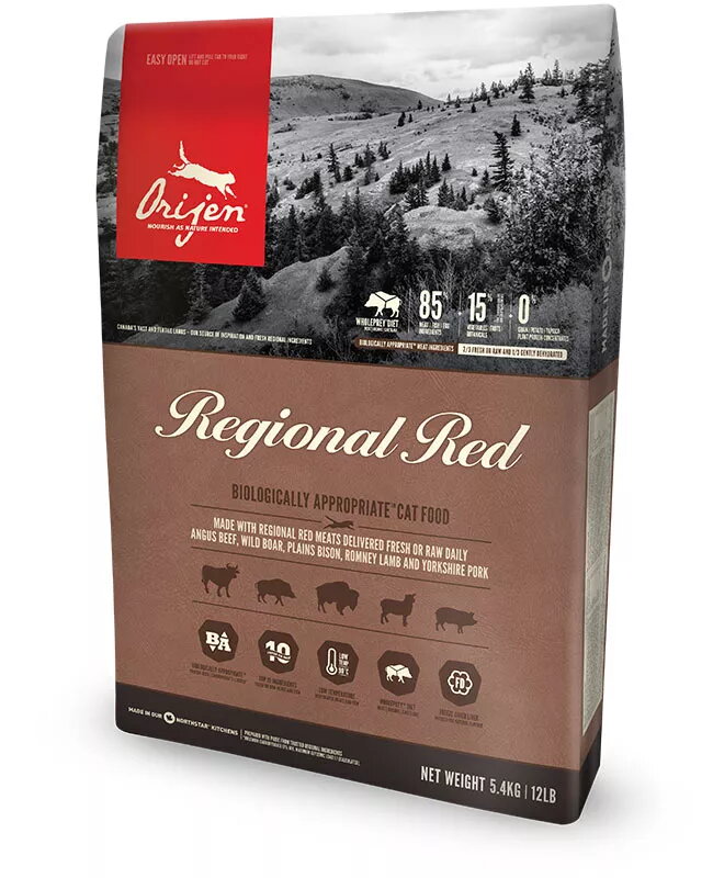 Sausais kaķu barība Orijen Regional Red