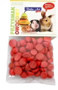 Small animal treat Dako-Art 40 g — fruit flavor for guinea pig, hamster, rabbit