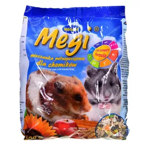 Food for hamsters MEGAN Megi 500 g — complete rodent feed, pellet and seed mix