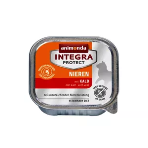 Wet cat food animonda Integra Protect Veal 100 g — for adult cats, grain- and soy-free, for food allergies