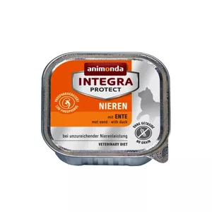 Влажный корм для кошек animonda Integra Protect Nieren Duck 100 г — взрослым, влажность 76%, жир 11.5%, белок 7.8%