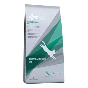 Dry Adult Dog Food TROVET Weight & Diabetic 3 kg — Poultry & Rice