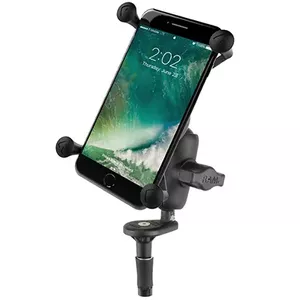 RAM Mounts X-Grip Large Phone Mount Motorcycle Fork Stem Base Black