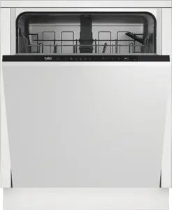 Beko DIN35320 Pilnībā iebūvējama trauku mazgājamā mašīna ar 13 vietu iestatījumiem, 5 programmām, LED displeju un E energoefektivitātes klasi
