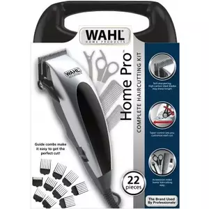 Машинка для стрижки Wahl HomePro чёрно-серая, 10 положений длины, 230 В, ширина ножа 4.6 см, прецизионный триммер