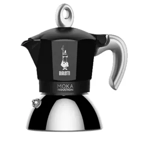 Moka pot Bialetti Moka Induction 0.4 L Black Silver