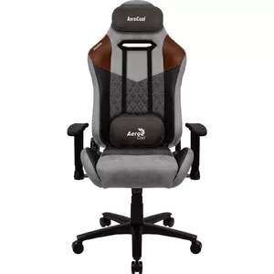 Aerocool DUKE AeroSuede Universāls spēļu krēsls Melns, Brūns, Pelēks