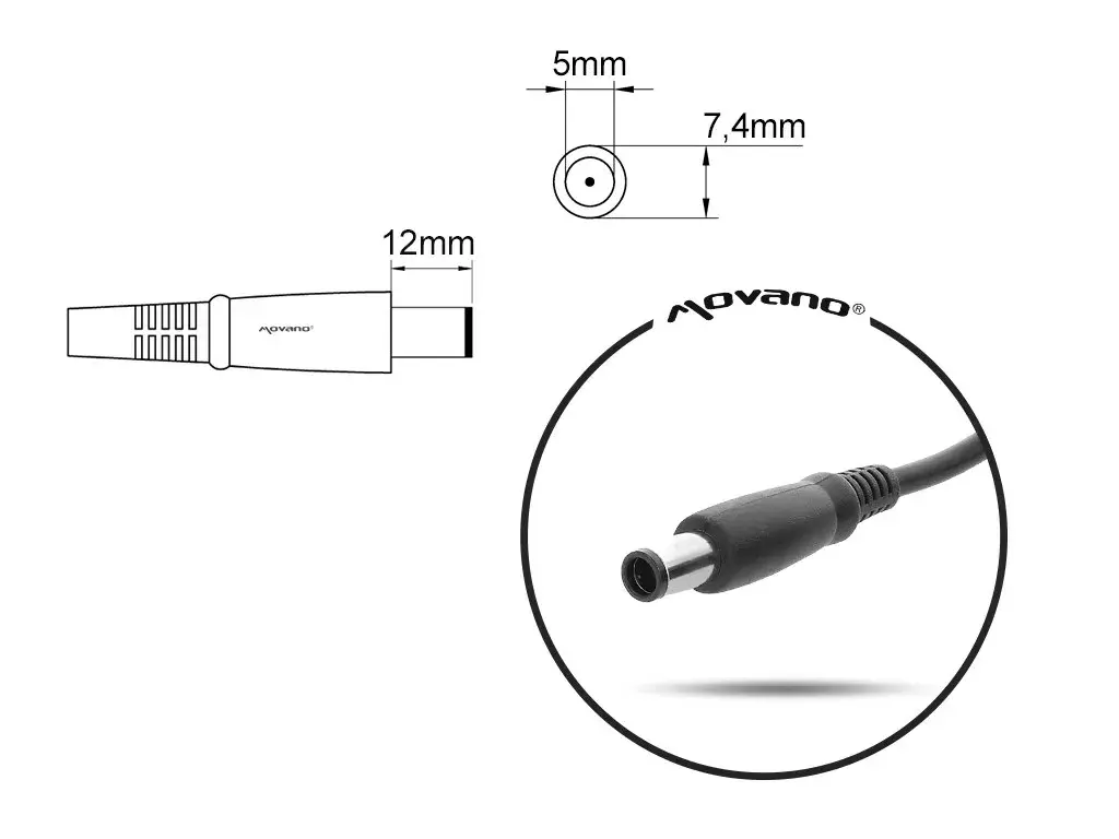 MITSU HP power adapter 19.5V 3.33A Photo 2