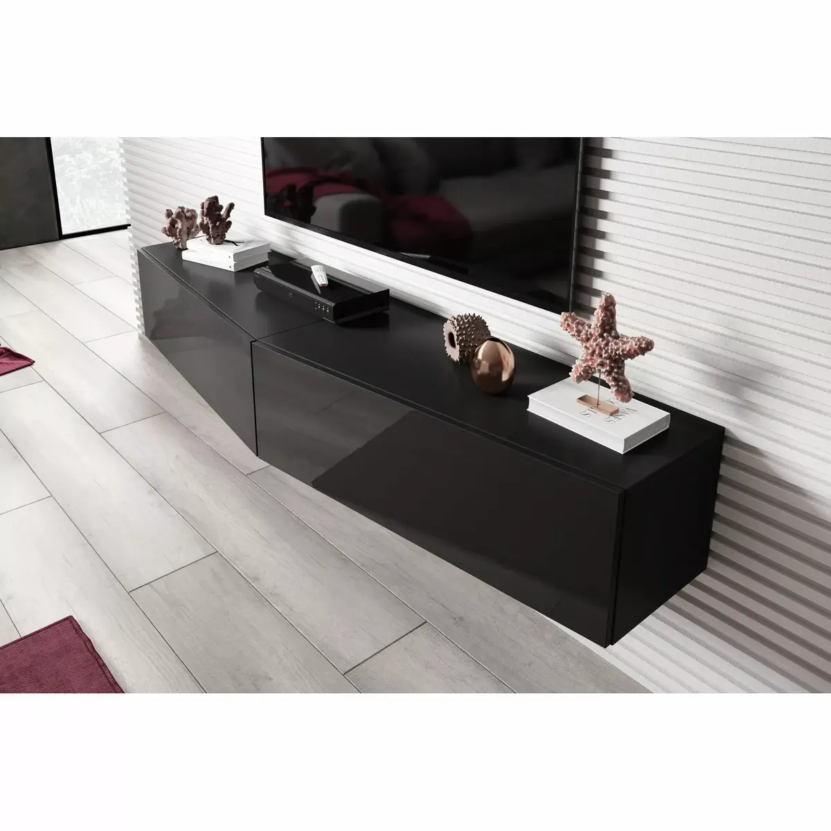 TV skapis cama meble VIGO SLANT 180 cm Photo 2