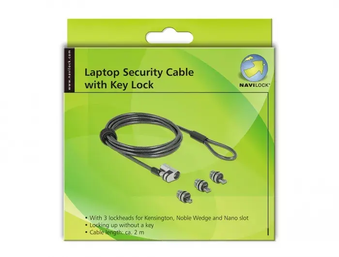 Cable Lock Navilock 20676 Photo 4