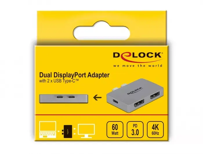 Dual DisplayPort adapteris DeLOCK 64001 Photo 4