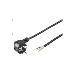Power cable PREMIUMCORD kpsft2b 3‑wire 230V 2m Black