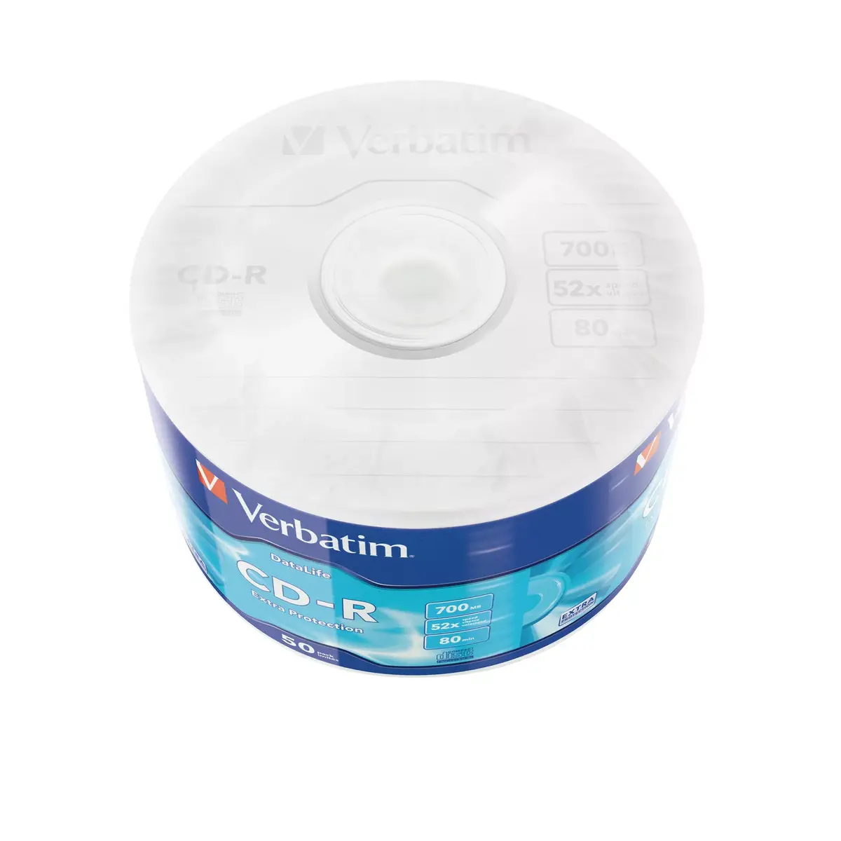 VERBATIM CD-R Extra Protection 700 MB 52x 50-pack Photo 3