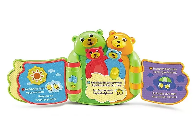 VTech Interactibe book Teddy Bear Family interaktīvā grāmata Photo 4