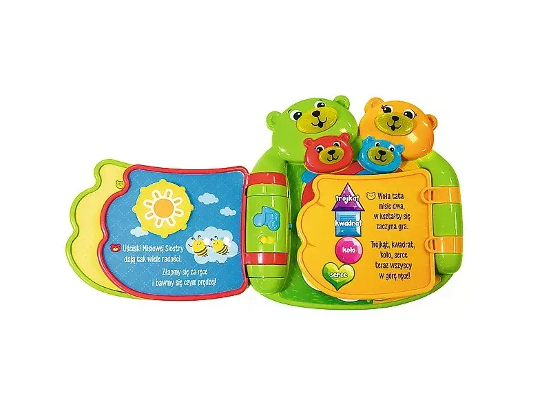 VTech Interactibe book Teddy Bear Family interaktīvā grāmata Photo 5
