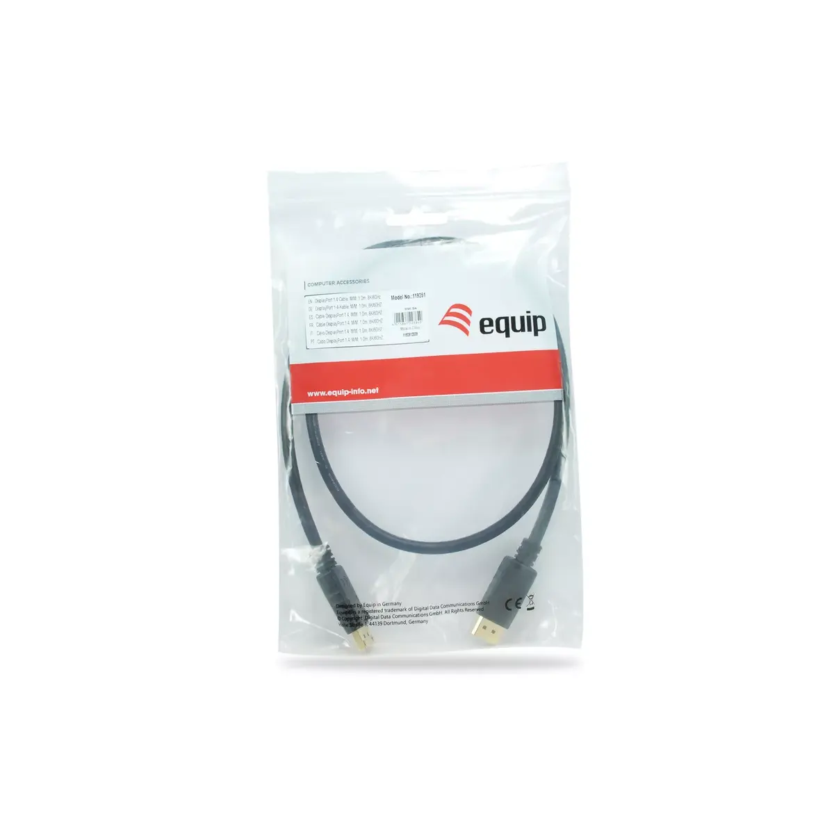 DisplayPort Cable Equip 1.4 1m Photo 3