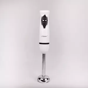 Кухонный блендер Maestro MR510 — 300 Вт, съёмная чаша, 2 скорости, импульсный режим, лезвия из нержавеющей стали, чёрно-белый