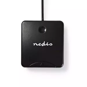 Atmiņas karšu lasītājs Nedis CRDRU2SM1BK USB 2.0 melns — 62×69×16 mm, plastmasa