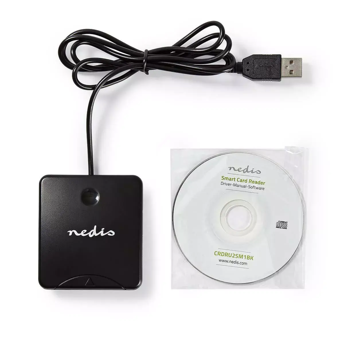 Atmiņas karšu lasītājs Nedis CRDRU2SM1BK USB 2.0 Photo 5