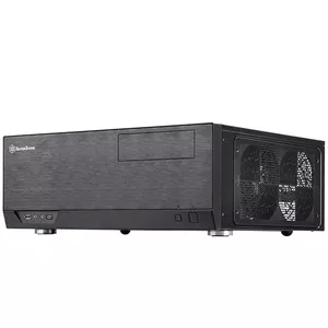 Datora korpuss Silverstone GD09B-C HTPC Melns