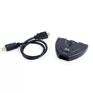 Gembird DSW-HDMI-35 interfeisa centrmezgls Melns