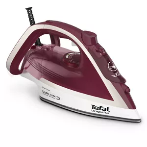 Утюг с паром Tefal FV6810 — 2800 Вт, паровой удар 250 г/мин, 0,27 л резервуар, шнур 2 м, серебристо‑красный