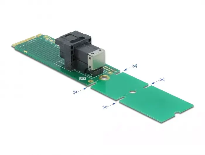 Adapteris M.2 Key M uz SFF-8643 NVMe DeLOCK 63145 Photo 2