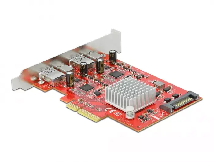 Paplašināšanas karte DeLOCK PCI Express x4 uz USB 10 Gbps Photo 2