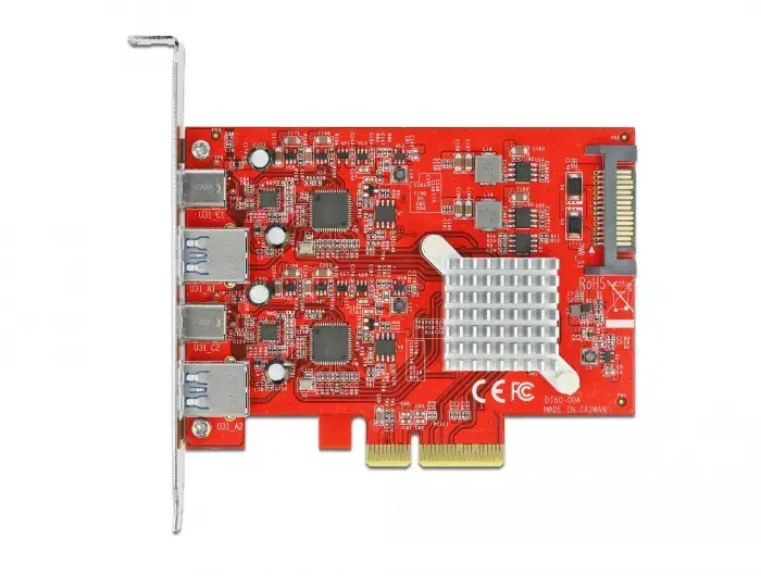 Paplašināšanas karte DeLOCK PCI Express x4 uz USB 10 Gbps Photo 3
