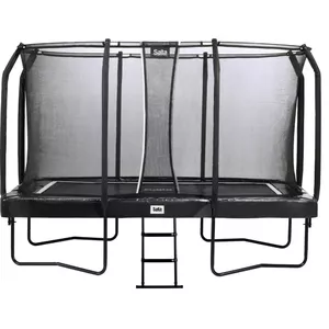 Tramplīns Salta First Class taisnstūra 214 x 366 cm, fitnesa aprīkojums, melns