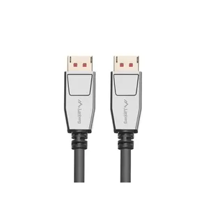 DisplayPort kabelis LANBERG CA-DPDP-20CU-0018-BK 1.8 m DisplayPort 1.4 32.4 Gbit/s HDR zelta kontakti