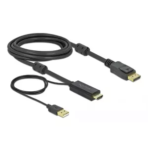 HDMI to DisplayPort cable DeLOCK 85965 4K 30Hz 3m