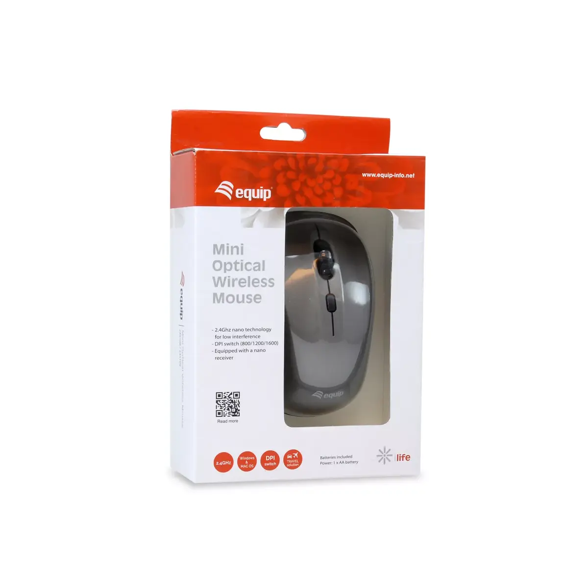 Мышь Equip Mini Optical Wireless Photo 3