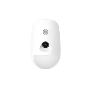Детектор движения Hikvision DS-PDPC12P-EG2-WE — PIR беспроводной настенный датчик, 868 МГц, CR123A, белый