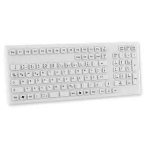 Keyboard GETT KG19268 USB QWERTZ German White