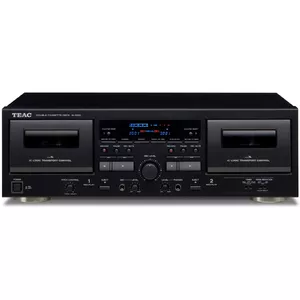 TEAC W-1200 Cassette deck 2 deck(s) Black