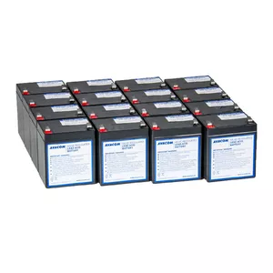UPS akumulators AVACOM AVA-RBC44-KIT — Sealed Lead Acid (VRLA), 16 gab., 30,88 kg, melns
