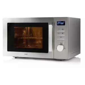 Countertop Combination Microwave Domo DO2334CG — 34 L, 1000 W, Stainless Steel, LED Display, Rotary Control