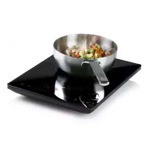 Countertop induction hob Domo DO332IP — 1-zone, 2000 W, black, touch control, LED display