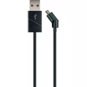 USB кабель Schwaiger LKW 120 M 1.2м USB A Micro-USB B черный
