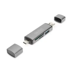 Card Reader Hub USB-C Digitus DA-70886
