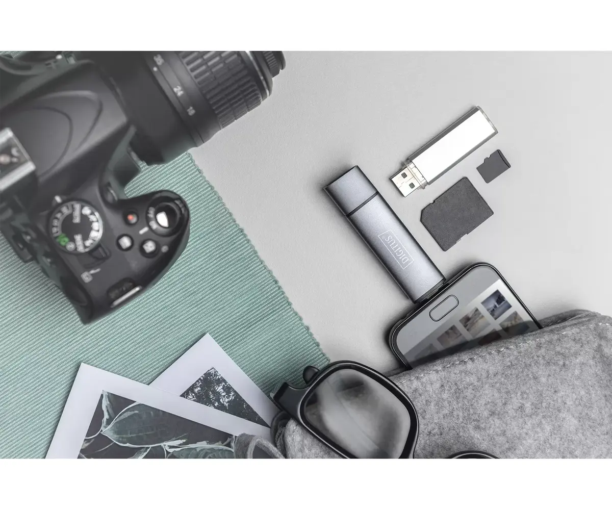 Kārtu lasītājs Hub USB-C Digitus DA-70886 Photo 9