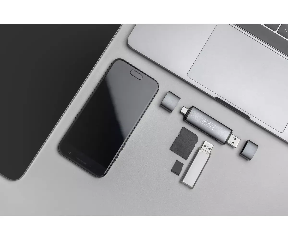 Kārtu lasītājs Hub USB-C Digitus DA-70886 Photo 11