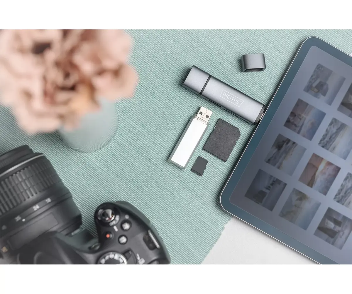 Kārtu lasītājs Hub USB-C Digitus DA-70886 Photo 12