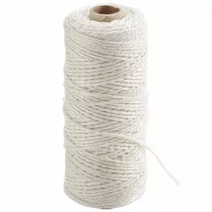PaperSeal Cotton Synthetic Rope 90 m — white, braided utility cord