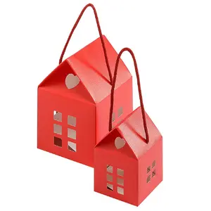 Dāvanu kaste PaperSeal 150-03730 — 120×120×110 mm, sarkana