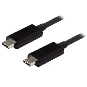 USB-C to USB-C cable StarTech USB31CC1M — 1 m, USB 3.1/3.2 Gen 2 (10 Gbps), male–male, black