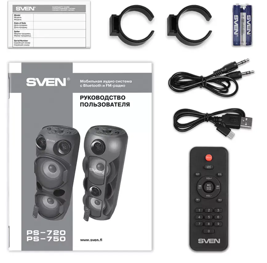 Pārnēsājams skaļrunis Sven PS-720, PS-720 Photo 13