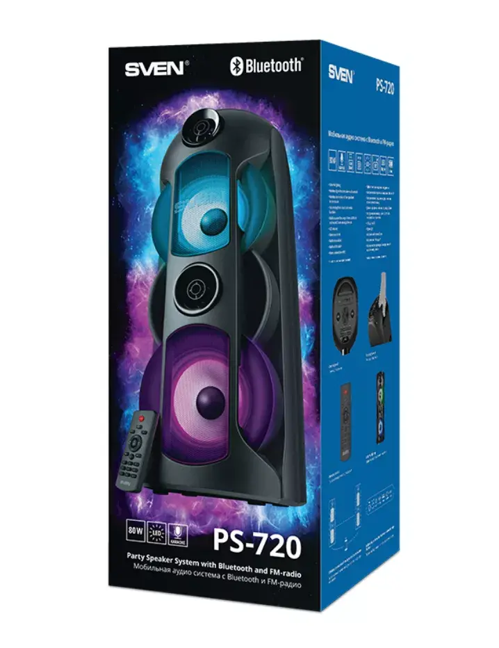 Pārnēsājams skaļrunis Sven PS-720, PS-720 Photo 14
